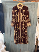 Load image into Gallery viewer, Teddy Brown Luxe Velvet Coat Size S, M, XL
