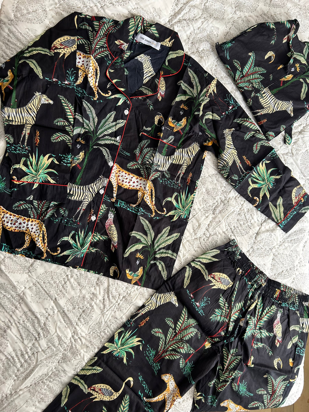 Jungle print pyjama set