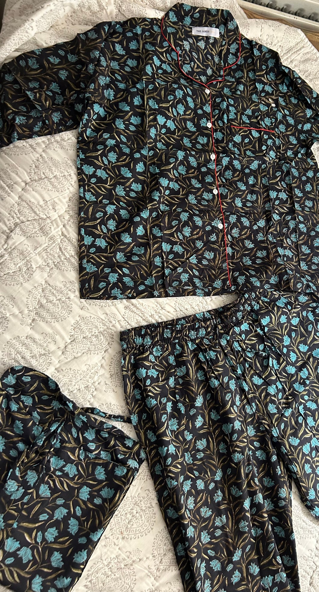 Plant print pyjama sets