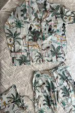 Load image into Gallery viewer, Jungle print pyjama set
