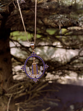 Load image into Gallery viewer, DELICATE our lady of APARECIDA gemstone ICON necklace
